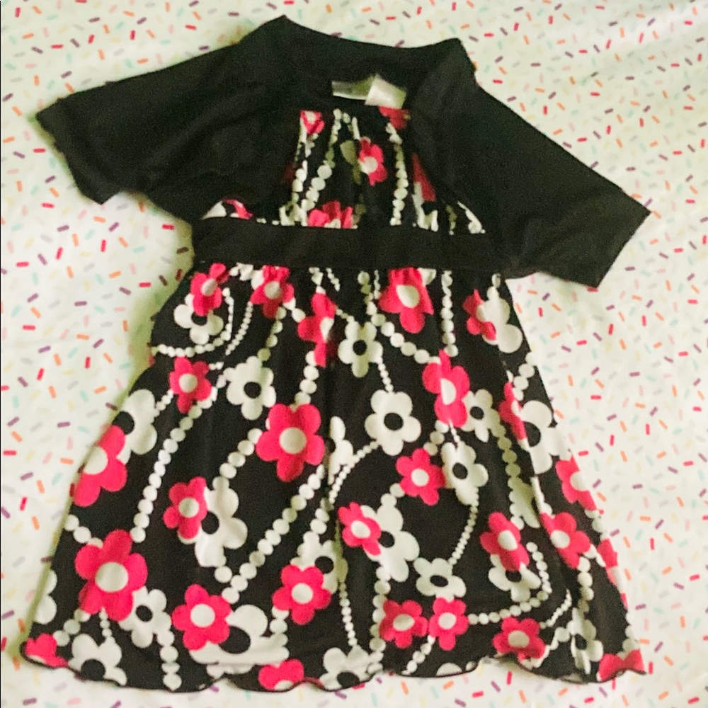 Girl’s Tie-Waist Floral Top